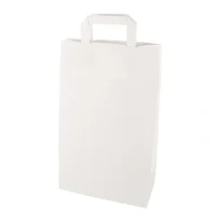 PAPSTAR Tragetaschen, Papier 36 cm x 22 cm x 10 cm weiß mit Tragegriff