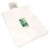 PAPSTAR Tragetaschen, Papier 40 cm x 32 cm x 12 cm weiß mit gedrehtem Tragegriff