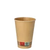 PAPSTAR Trinkbecher, Pappe 0,18 l Ø 7 cm, 9,2 cm braun