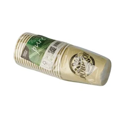 PAPSTAR Trinkbecher, Pappe 0,2 l Ø 8 cm, 9,2 cm creme "Pure Joy", 10 x 20 Stück