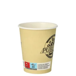 PAPSTAR Trinkbecher, Pappe 0,2 l Ø 8 cm, 9,2 cm creme