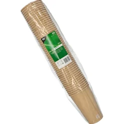 PAPSTAR Trinkbecher, Pappe 0,4 l Ø 9 cm, 13,9 cm braun