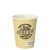 PAPSTAR Trinkbecher, Pappe 0,2 l Ø 8 cm, 9,2 cm creme "Pure Joy", 20 x 50 Stück