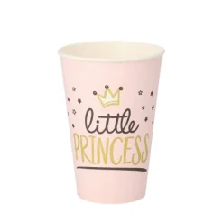 PAPSTAR Trinkbecher, Pappe 0,2 l Ø 7 cm, 9,7 cm "Little Princess"