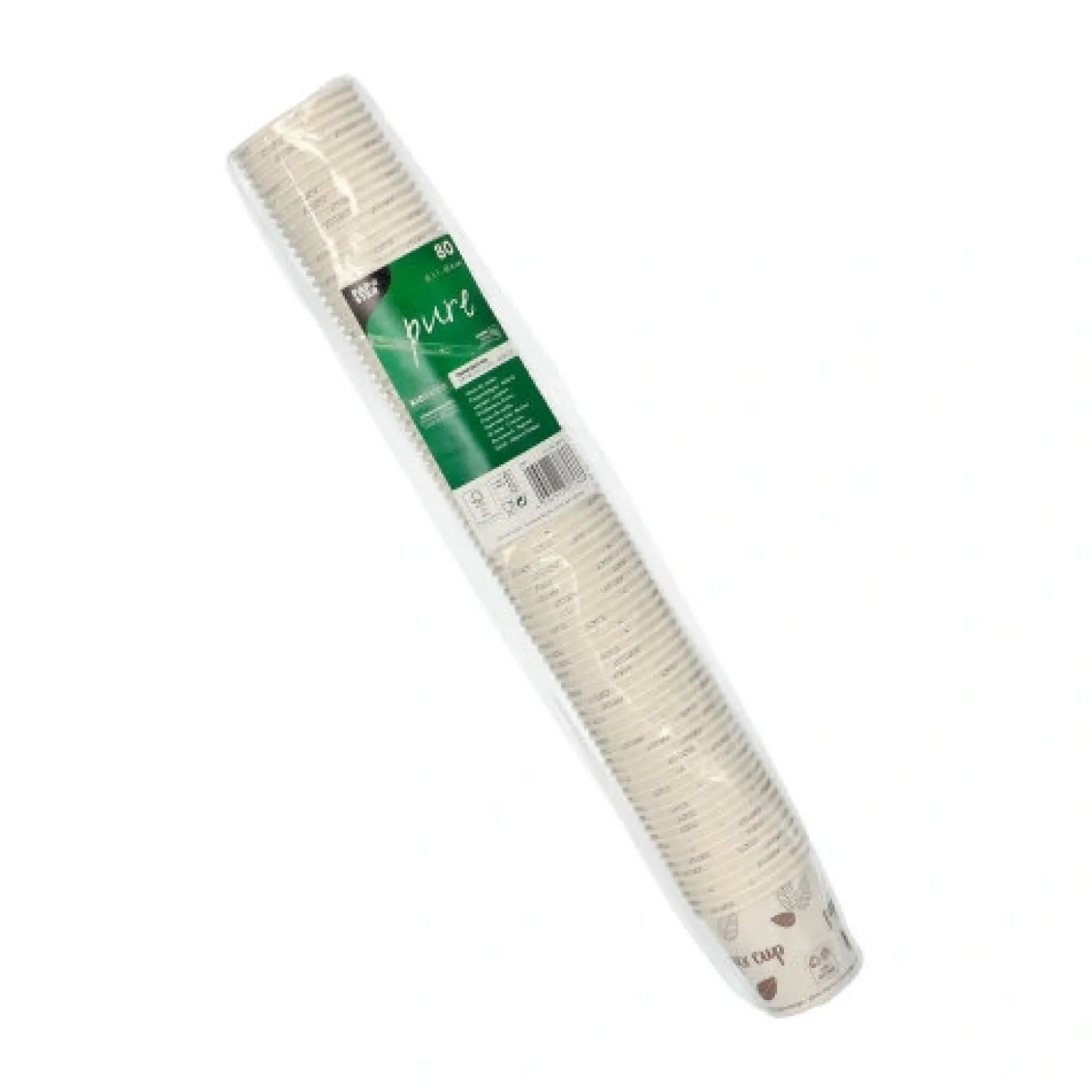 PAPSTAR Trinkbecher, Pappe "pure" 0,1 l Ø 6 cm, 6 cm "ZERO"