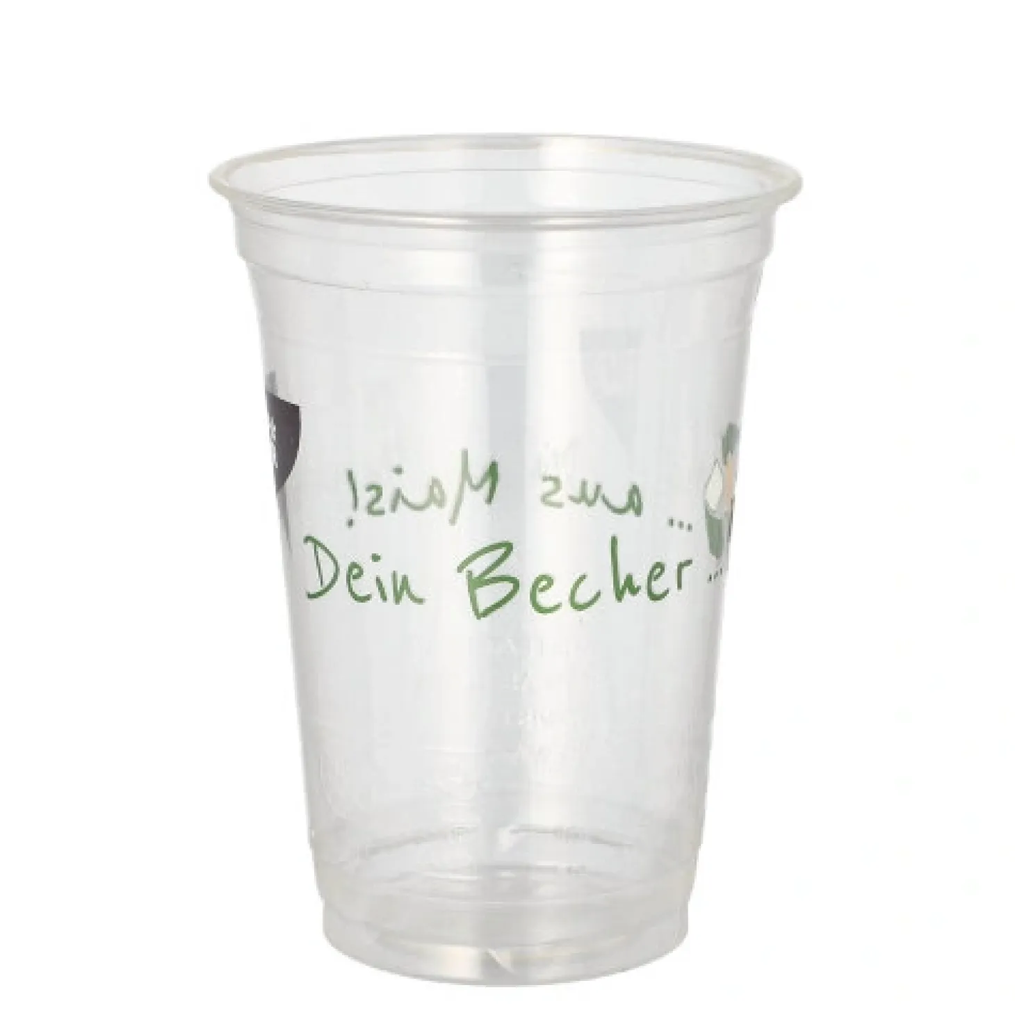 PAPSTAR Trinkbecher PLA 0,4 l Ø 9,5 cm, 12,7 cm "Becher aus Mais"