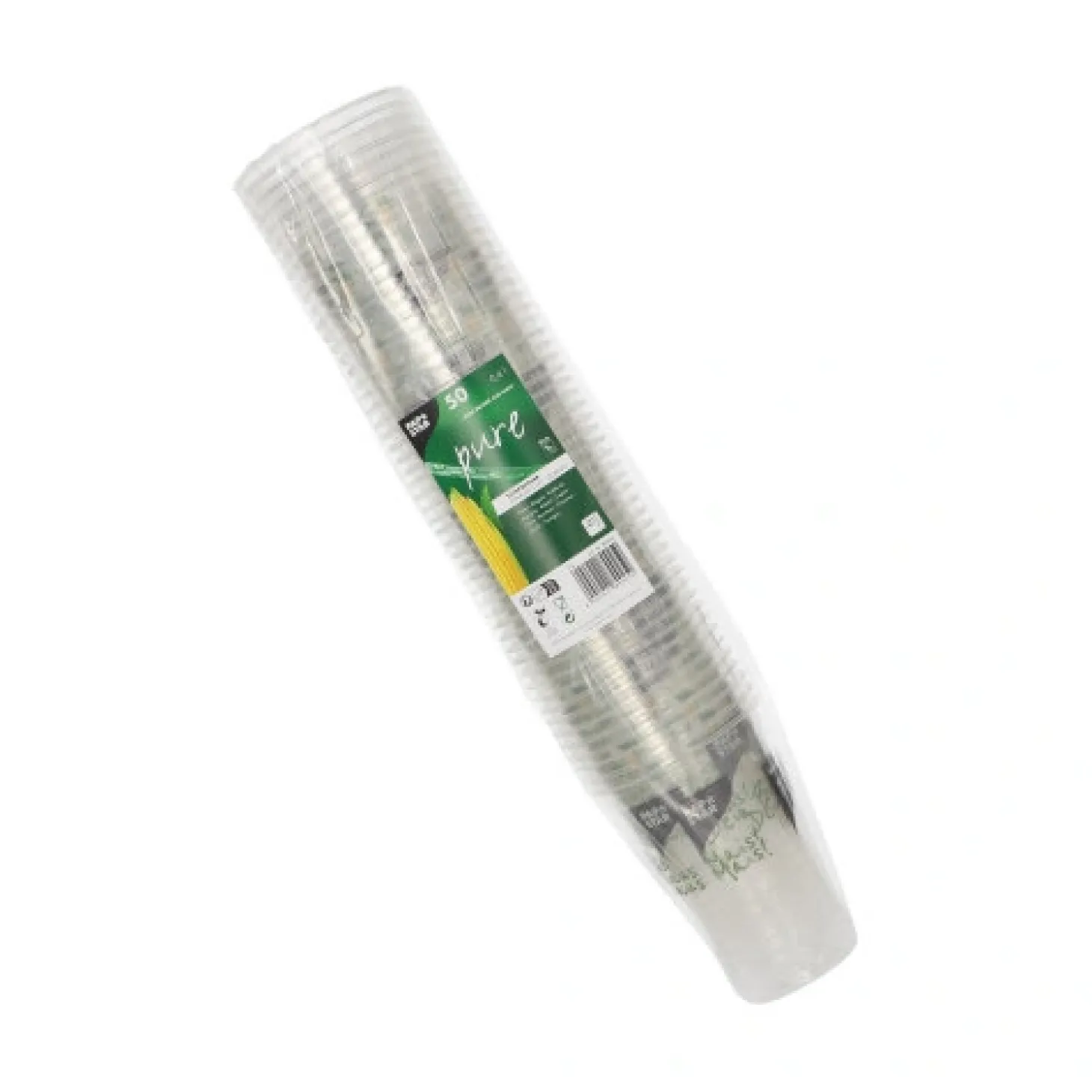 PAPSTAR Trinkbecher PLA 0,4 l Ø 9,5 cm, 12,7 cm "Becher aus Mais"