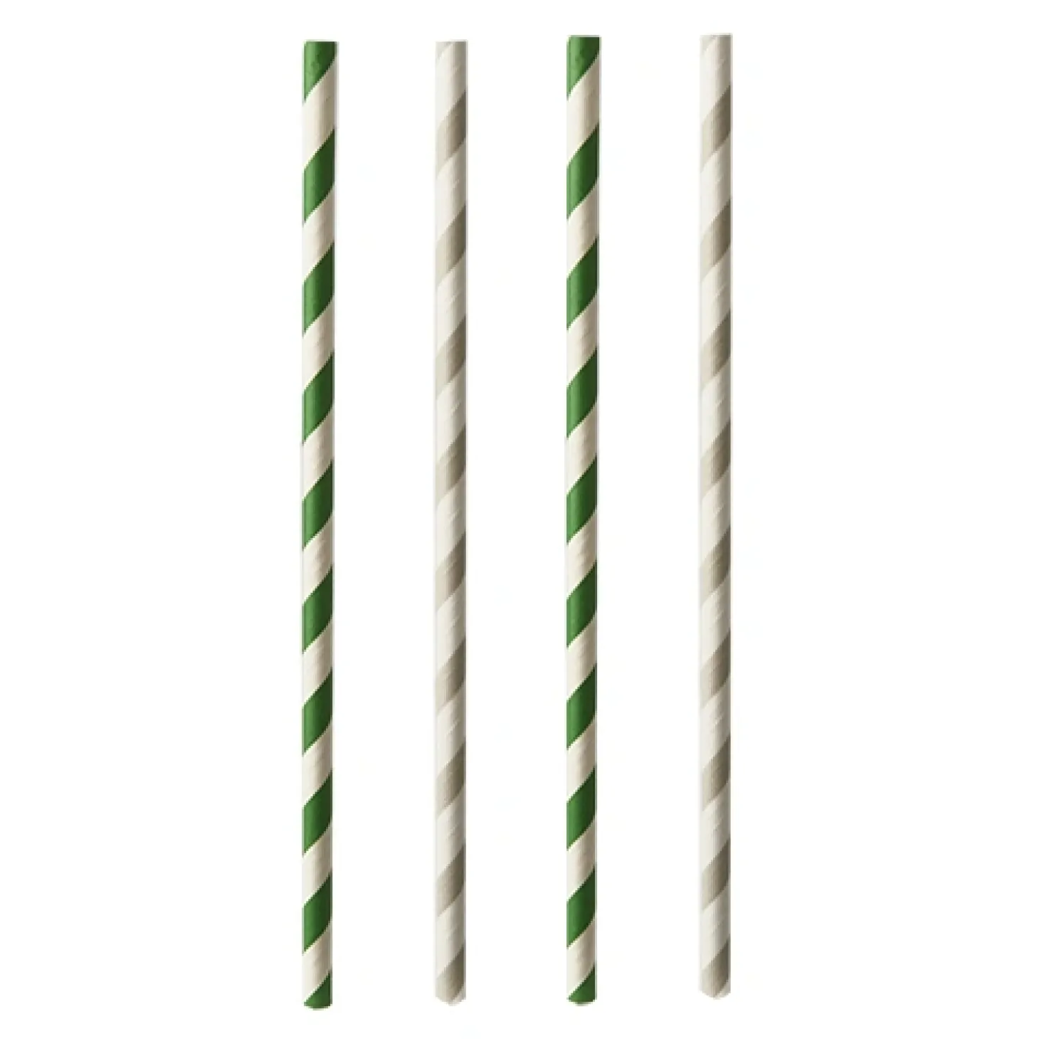 PAPSTAR Trinkhalme, Papier Ø 6 mm, 20 cm farbig sortiert "Stripes", 20 x 25 Stück