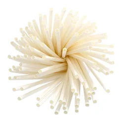 PAPSTAR Trinkhalme, Papier Ø 6 mm, 20 cm weiß