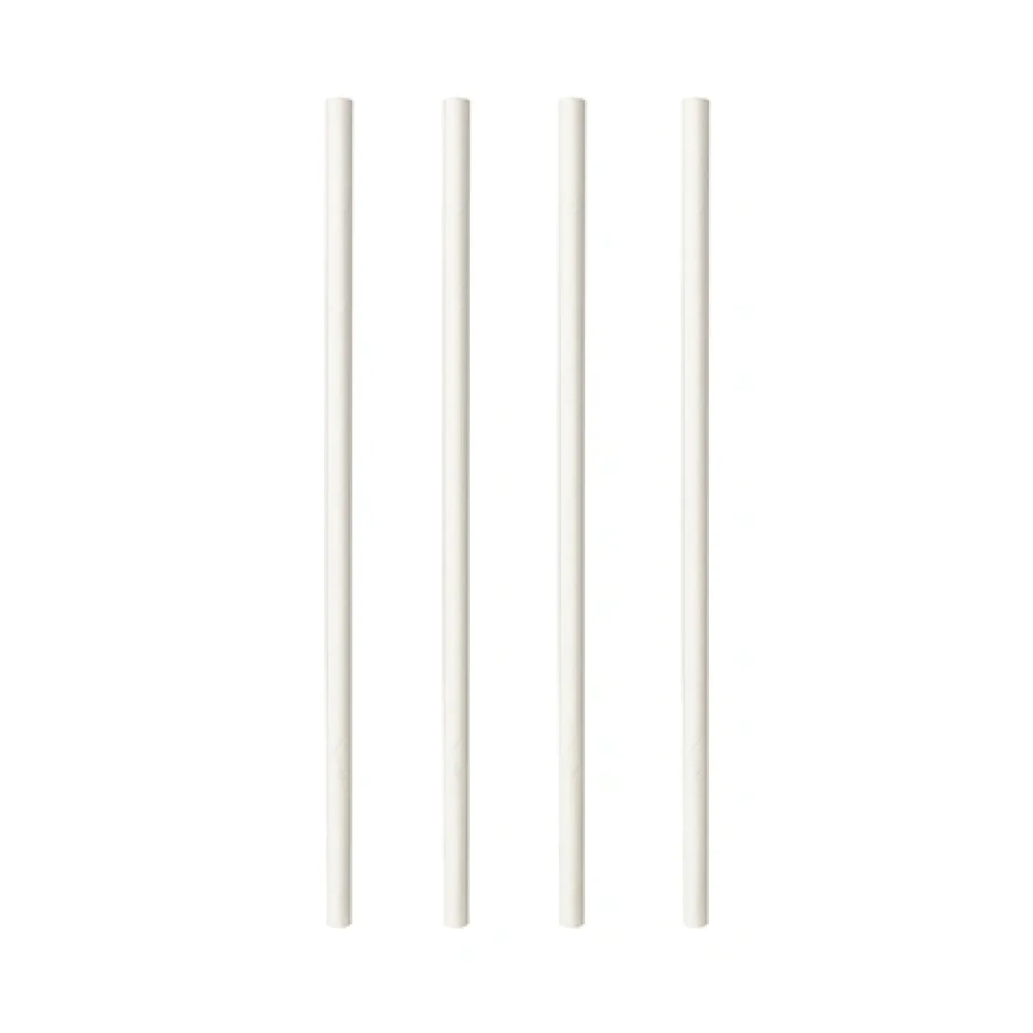 PAPSTAR Trinkhalme, Papier "pure" Ø 6 mm, 20 cm weiß