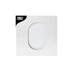 PAPSTAR Tropfdeckchen rund Ø 8,5 cm weiß
