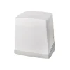 PAPSTAR Vialli Spender für Servietten 14 cm x 11,7 cm x 14,5 cm grau/weiß