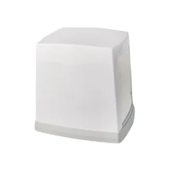 PAPSTAR Vialli Spender für Servietten 14 cm x 11,7 cm x 14,5 cm grau/weiß