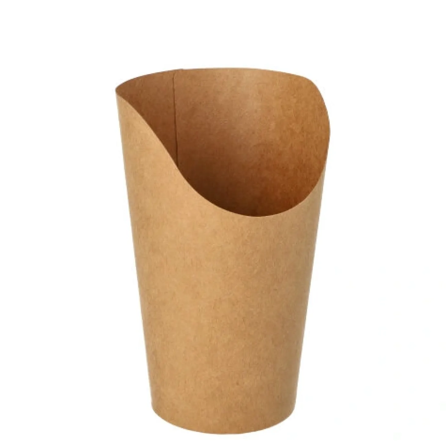PAPSTAR Wrap Cups, Pappe 470 ml 13,4 cm x 6 cm x 8 cm braun