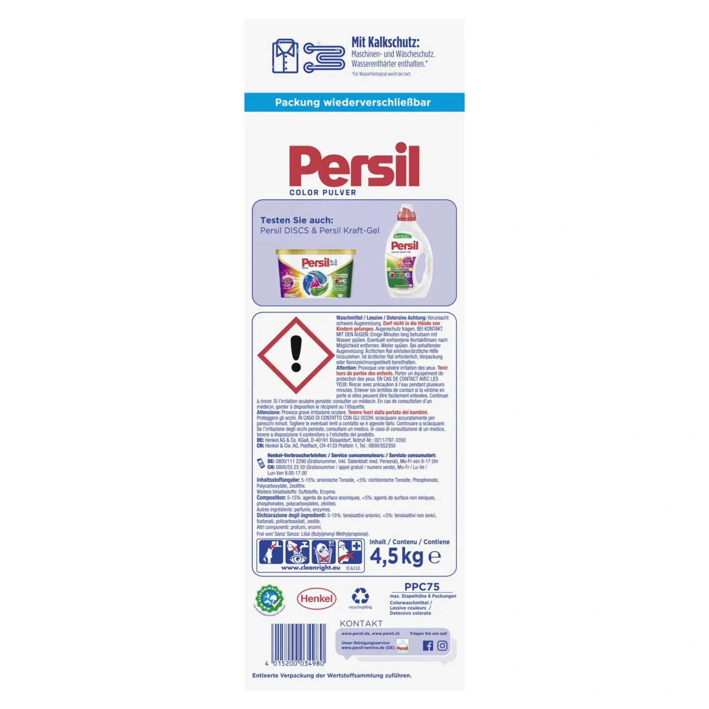 Persil Color Pulver Colorwaschmittel