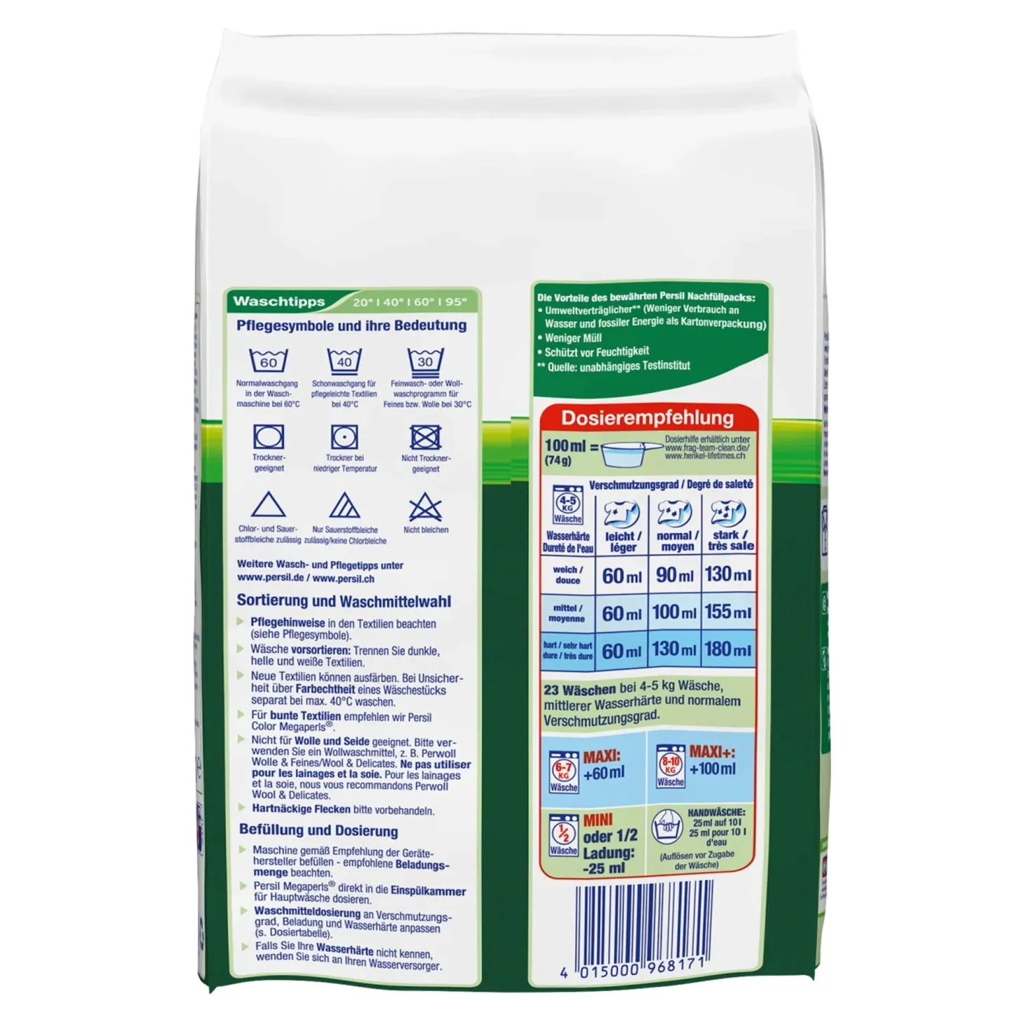 Persil Universal Megaperls Excellence Vollwaschmittel, 23 Wl