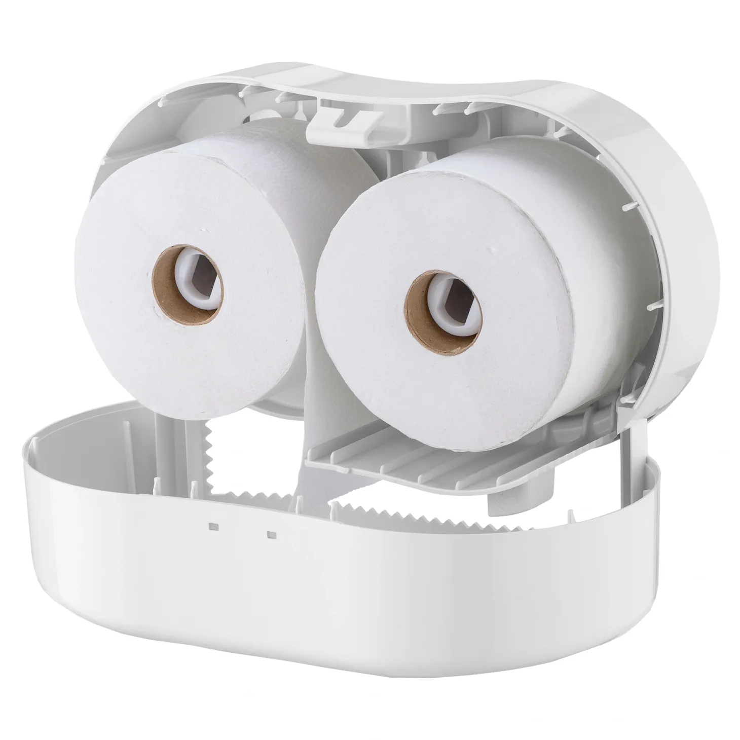 PlastiQline Toilettenpapierspender für 2 Rollen