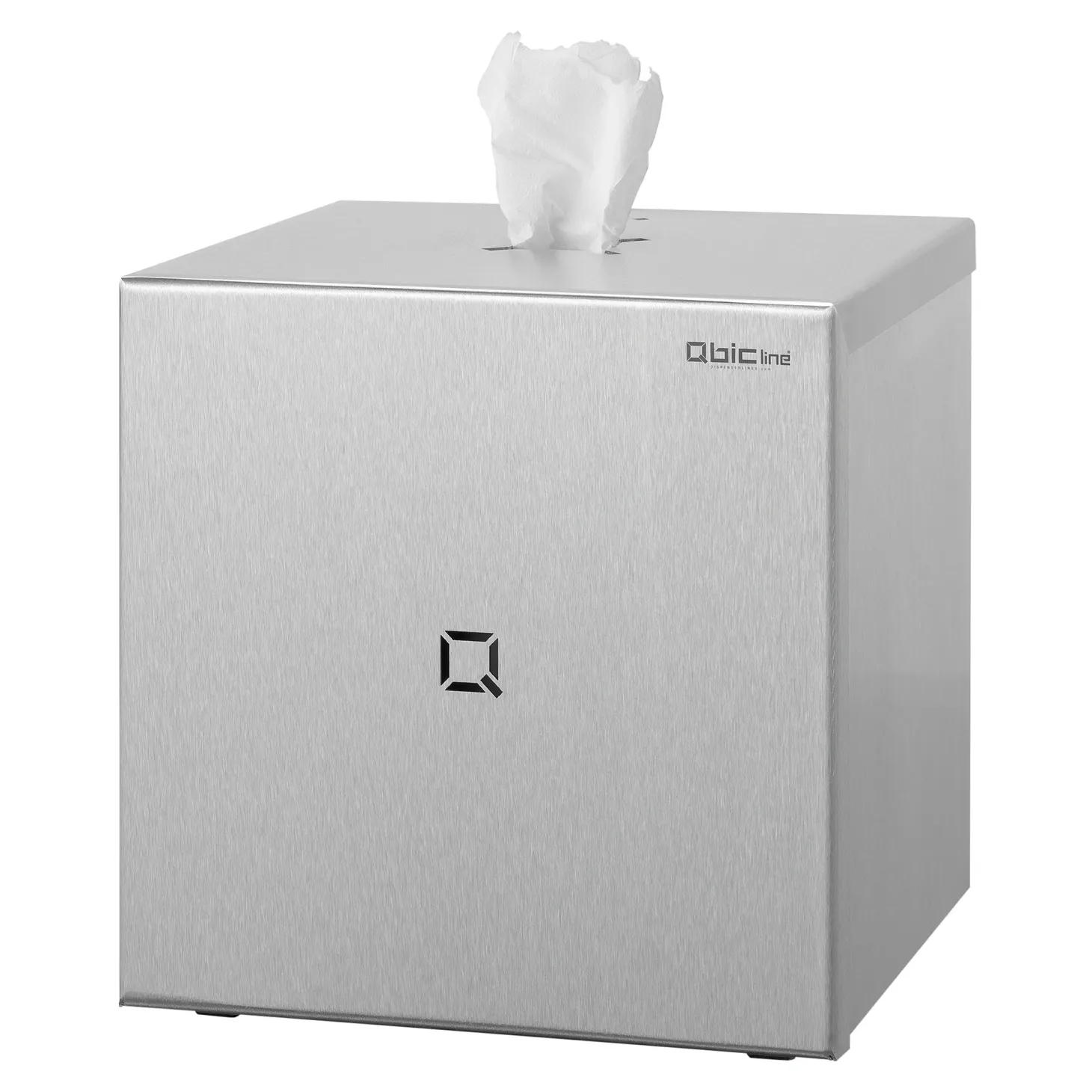 Qbic-line Center-Pull-Spender Midi Tischmodell QCPTT SSL Innenabrollung
