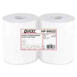 Quicky Midi-Jumbo-Toilettenpapier 2-lagig, hochweiß, 1000 Blatt