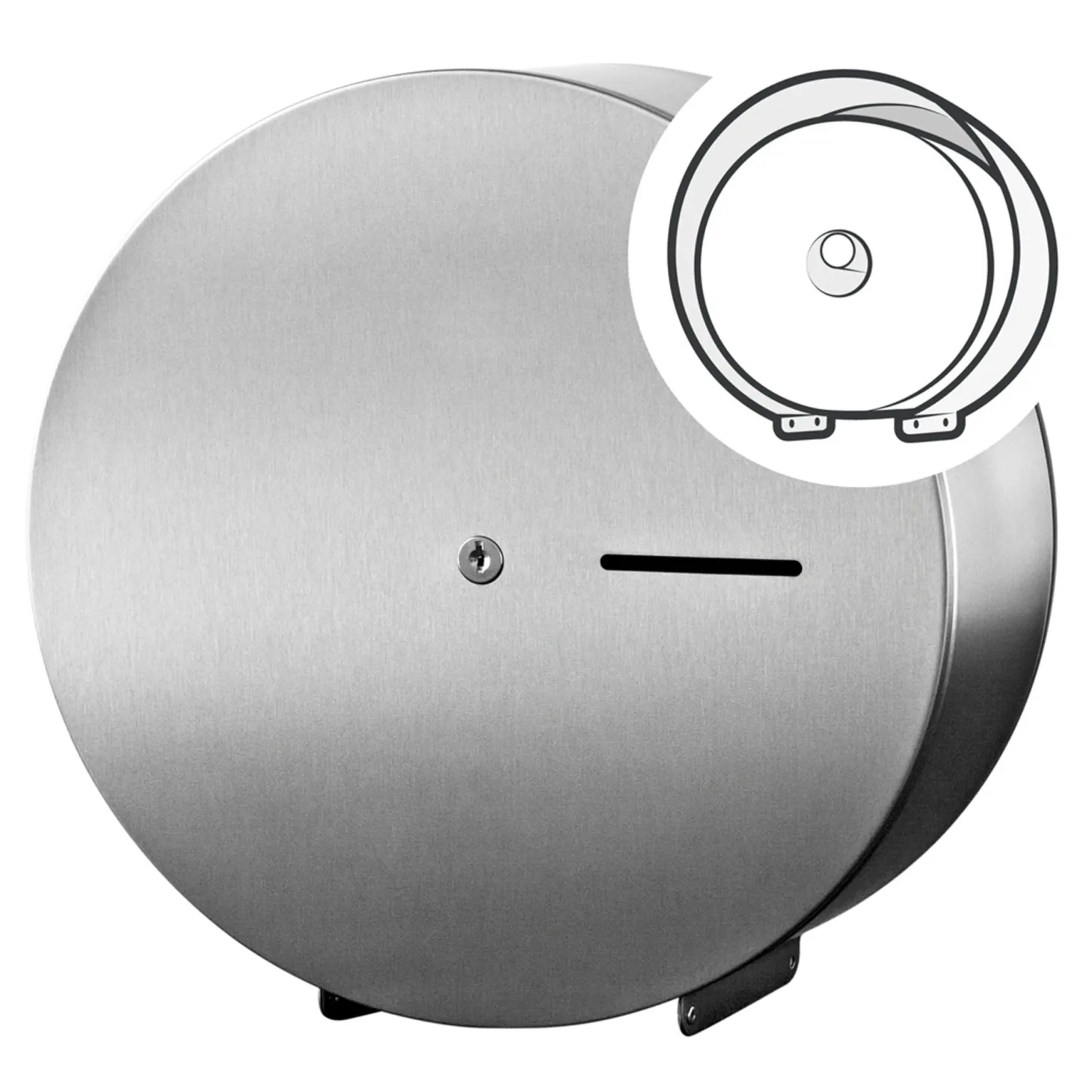 Racon X GR Toilettenpapierspender Edelstahl Maxi Jumbo