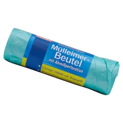 Reinex Müllbeutel extra stark mit Tragegriff 30 Liter, grün, 8 my
