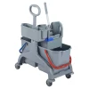 RMV Doppelfahrwagen ECO 2 x 25 Liter, Kunststoff mit Seitengriff und Ablagekorb