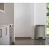 Rubbermaid Slim Jim Step on Edelstahl Abfallbehälter 90 Liter Front Step