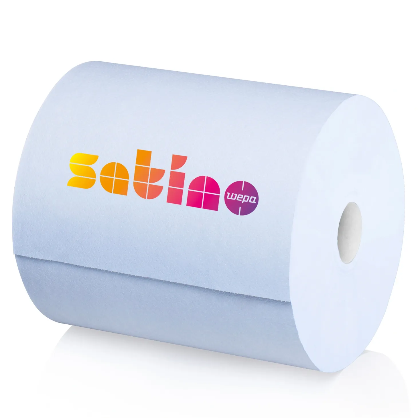 Satino by Wepa Comfort Putztuchrollen CR1 blau 2-lagig, 23 cm breit, 1000 Tücher