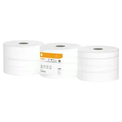 Satino by Wepa HiCycle Toilettenpapier Midi Jumbo hochweiß JT2, 2-lagig, 320 Meter