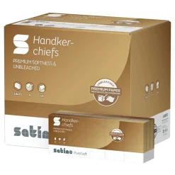 Satino by Wepa PureSoft Taschentücher 4-lagig, beige