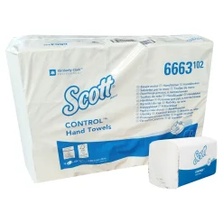 Scott Control 6663 Papierhandtücher Interfold M-Falz 31,8 x 20 cm, 1-lagig, weiß