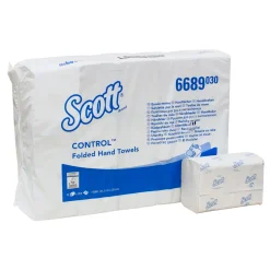 Scott Control 6689 Papierhandtücher Interfold 20 x 21,2 cm, 1-lagig, weiß