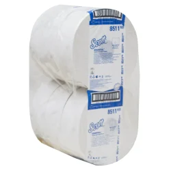 Scott Essential 8511 Toilettenpapier Maxi Jumbo Großrolle Recycling, weiß, 2-lagig, 380 Meter