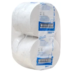 Scott Essential 8501 Toilettenpapier Jumbo Großrolle Recycling, weiß, 2-lagig, 1053 Blatt