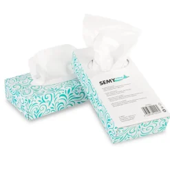 SEMYcare Kosmetiktuchboxen 2-lagig weiß