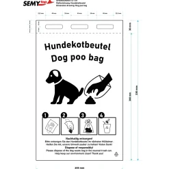 SEMYtop HDPE Hundekotbeutel 5 my, 2000 Stück