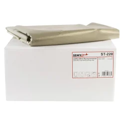 SEMYtop LDPE-Regenerat Styroporsäcke mit Seitenfalten 1000 Liter, transparent, 50 my (Typ 80)