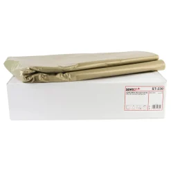 SEMYtop LDPE-Regenerat Styroporsäcke mit Seitenfalten 2500 Liter, transparent, 65 my (Typ 100)