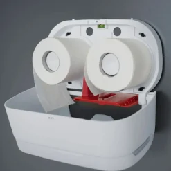 SEMYtop Toilettenpapierspender für 2 Rollen