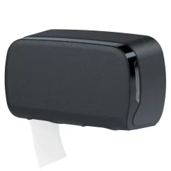 SEMYtop Toilettenpapierspender für 2 Rollen kernlos