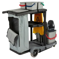 Sprintus PuriX Starter Set 40 u. 50 cm mit Reinigungswagen, Floory Trockensauger & Zubehör