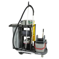 Sprintus PuriX Starter Set 40 u. 50 cm mit Reinigungswagen, Floory Trockensauger & Zubehör