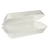 Starpak Allzweckboxen mit Klappdeckel, XPS 1800 ml 7,5 cm x 24 cm x 13,3 cm weiß