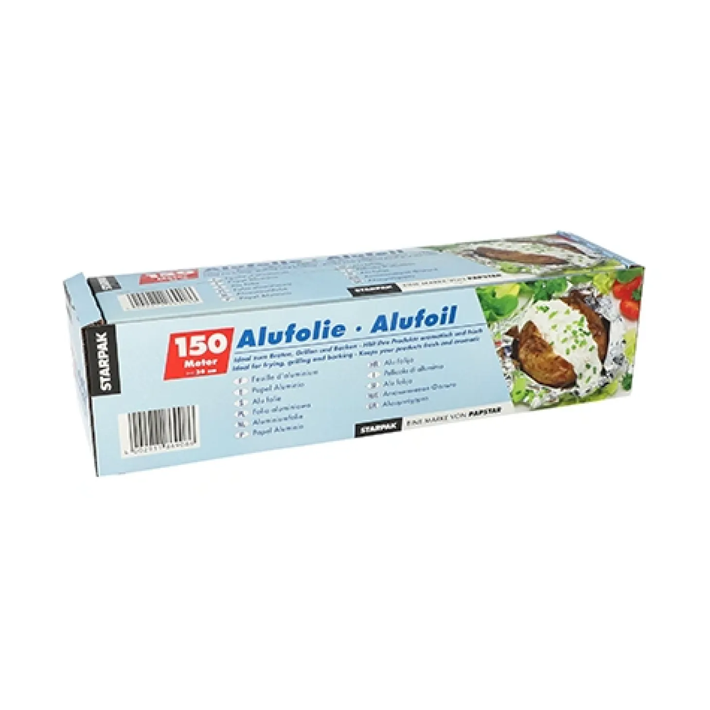 Starpak Alufolie 150 m x 30 cm in Faltschachtel