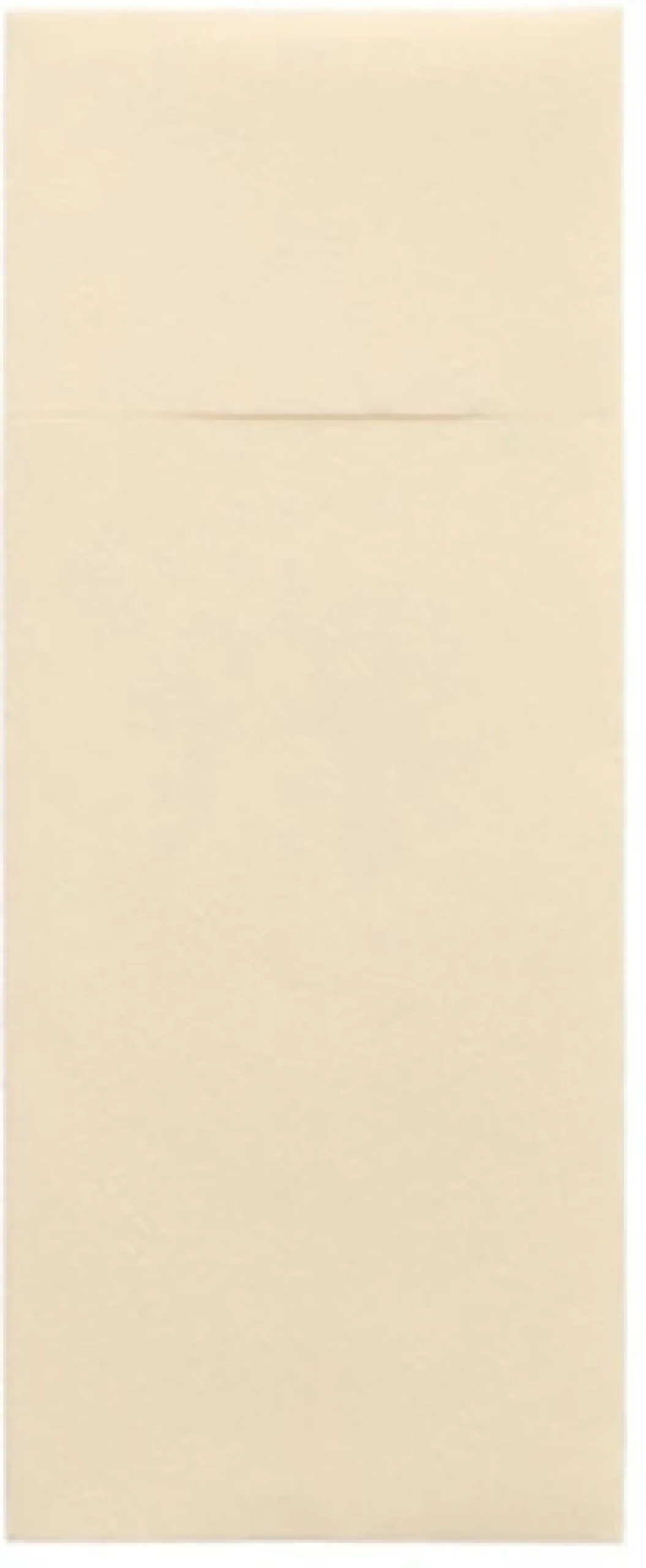 Starpak Bestecktaschen, Airlaid 40 cm x 33 cm creme mit Besteckfalz, 5 x 100 Stück