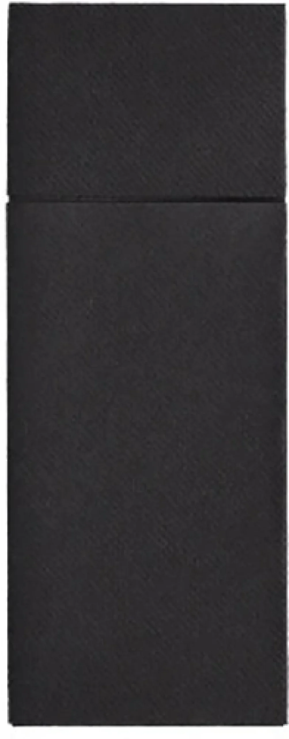 Starpak Bestecktaschen, Airlaid 40 cm x 33 cm schwarz mit Besteckfalz