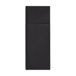 Starpak Bestecktaschen, Airlaid 40 cm x 33 cm schwarz mit Besteckfalz