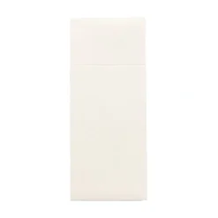 Starpak Bestecktaschen, Airlaid 40 cm x 33 cm weiß mit Besteckfalz, 480 Stück