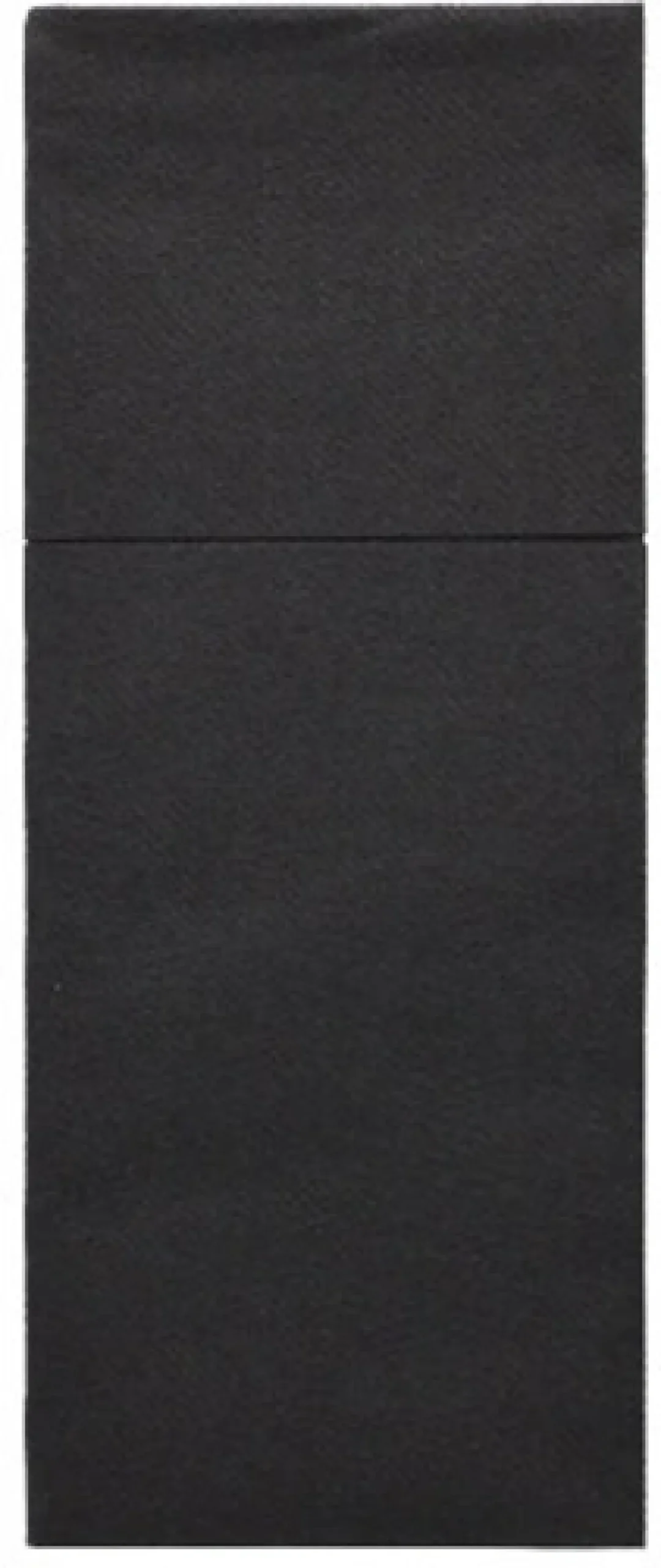 Starpak Bestecktaschen, Airlaid 40 cm x 48 cm schwarz "Premium" mit Besteckfalz