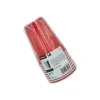 Starpak Bierbecher, PS 0,4 l Ø 9,5 cm, 12 cm rot/weiß